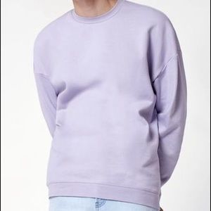 PACSUN Mens Lavender Boxy Fit Sweatshirt